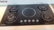 Bolesi Hob 4 Gas + 1 Infrared Electric with Gas Sensor & Wok Burner - 2