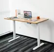 120cm Electric Standing Desk - Brown - 2
