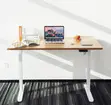 120cm Electric Standing Desk - Brown - 3