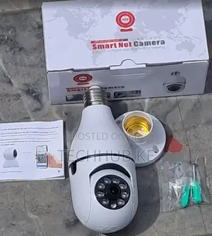 Smart WiFi Bulb CCTV Camera 360° Panoramic Security Camera