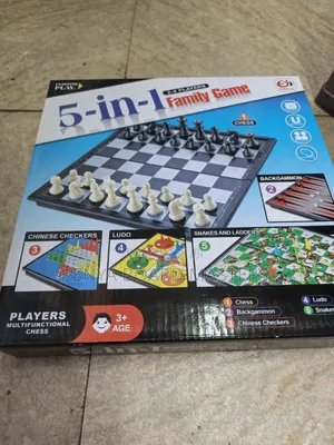 5-in-1 Family Board Game (Ages 3+)