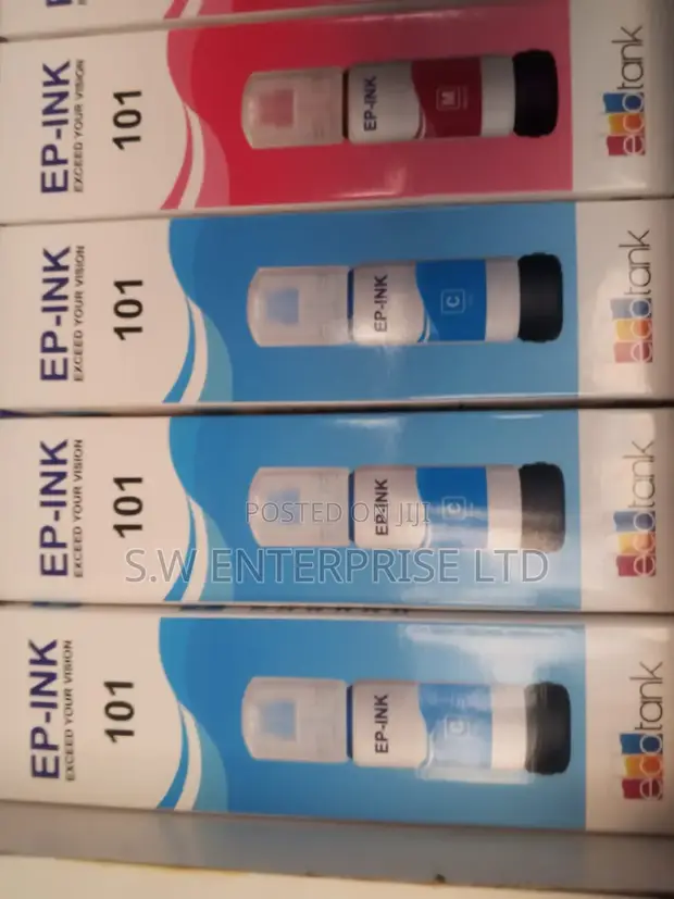 Epson EP-101 Magenta & Cyan Ink Bottles (70ml) - 1