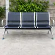3-Seater Non-Padded Hospital Bench - 4