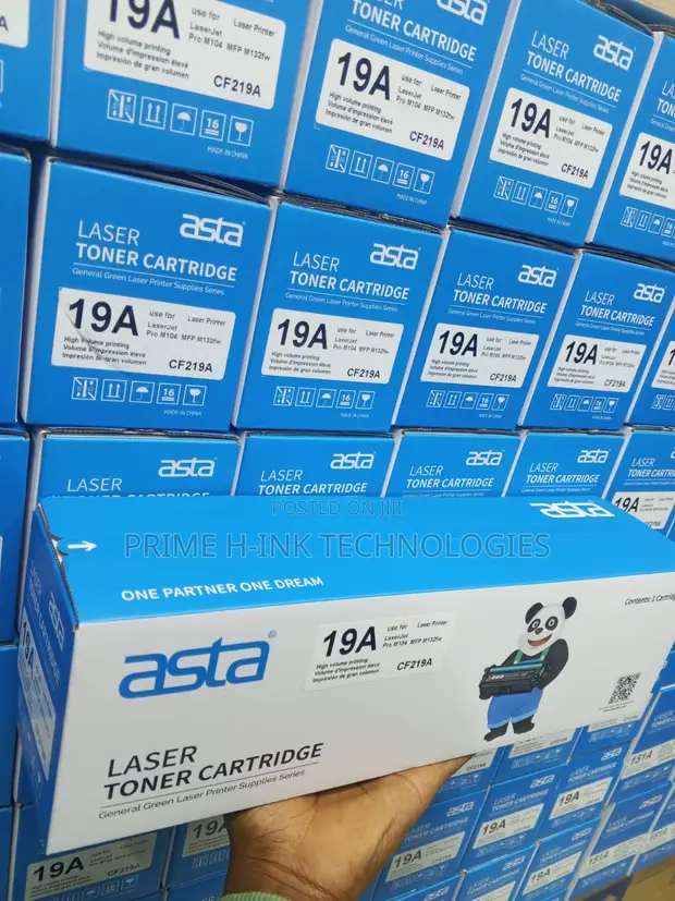 HP 19a Black Toner Cartridge - 1