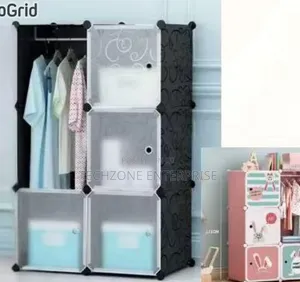 Portable 2x3 Plastic Wardrobe
