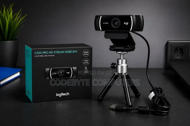 Logitech C922 Pro HD Stream Webcam - 1