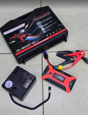 12V 99800mAh Lithium Car Jump Starter yenye Air Compressor