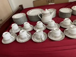 Mikasa Pastel Floral Gold Trim Dinner Set, 82 Pieces, Japan