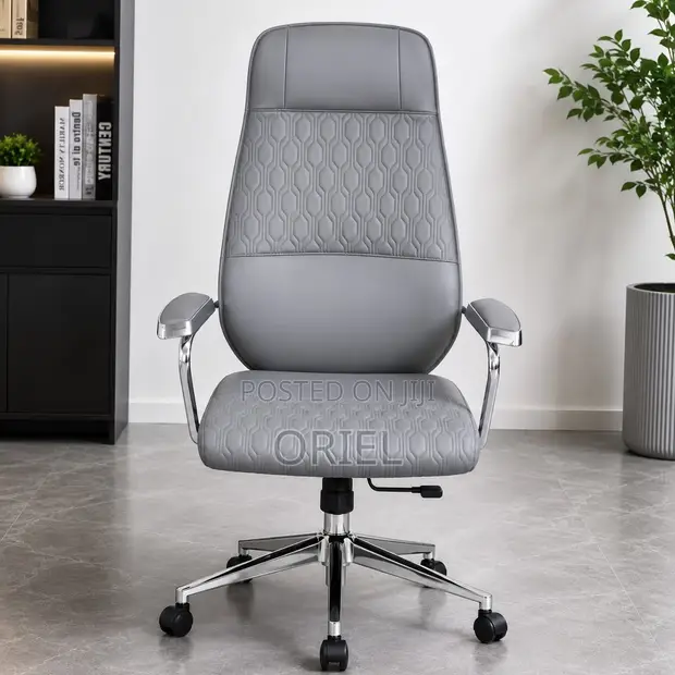 Adjustable Executive Office Chair - Gray - 1