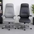 Adjustable Executive Office Chair - Gray - 2