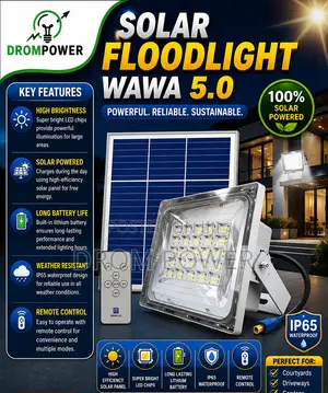 Drom Power Wawa 5.0 Solar Floodlight