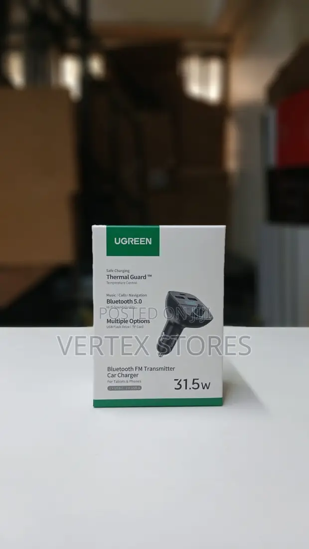 UGREEN CD229 Bluetooth Car Charger FM Transmitter - 1