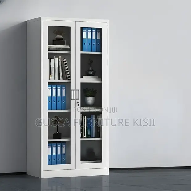 Aluminum Glass Filling Cabinet - Brand New - 1