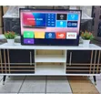 Sydney Modern 4FT Wooden TV Stand - White/Black - 2