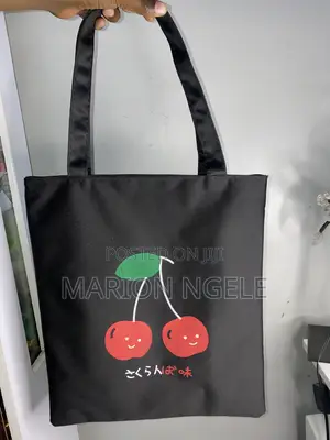 Canvas Tote Bag - Black