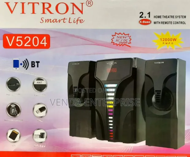 Vitron Woofer V5204 2.1 Sound System - 1