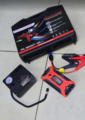 12V 99800mAh Car Jump Starter with Air Compressor