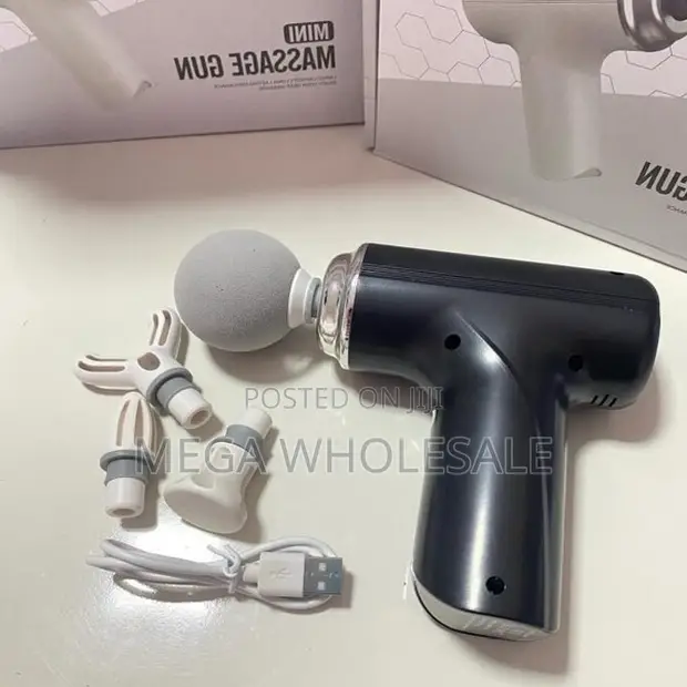 Abs Plastic Body Lightweight USB Charging Massage Gun - 1