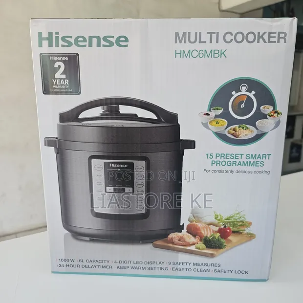 Hisense 6L Electric Multi Cooker - 15 Presets - 1