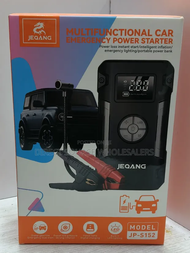 Jeqang 4-in-1 Car Emergency Power Starter - 1