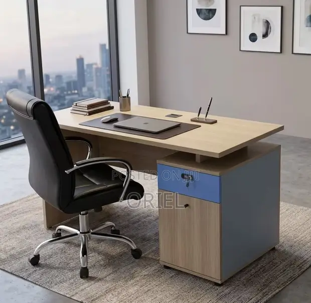 Executive Wooden Staff Desk - 1