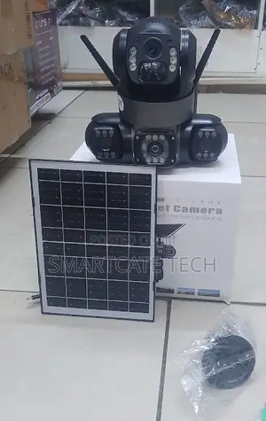 Triple Lens 4G CCTV Camera - HD 360° Surveillance