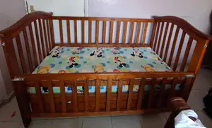 Baby Cot with Mattress and Drawer