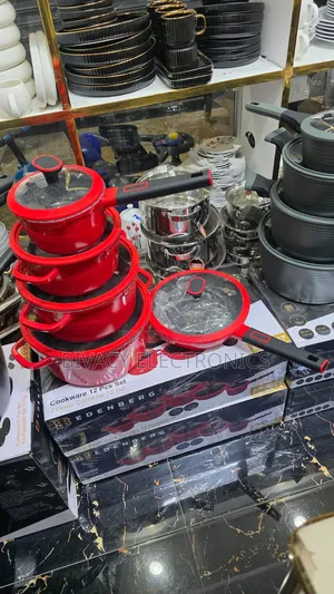 Set ya Vifaa vya Kupikia Vipande 12 - Mpya Kabisa