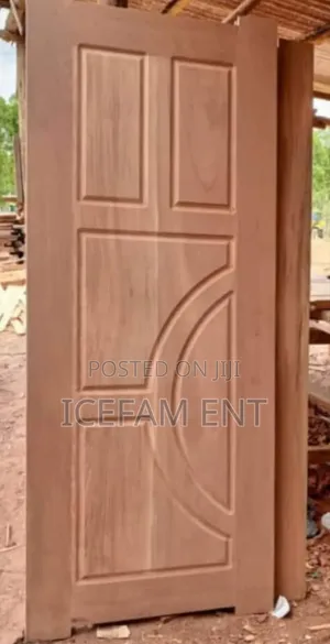 Mlango wa Mbao wa Mahogany / Mlango wa Kawaida