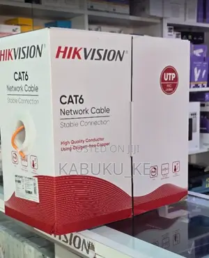 Hikvision Original Pure Copper 305m CAT6 Cable ya CCTV