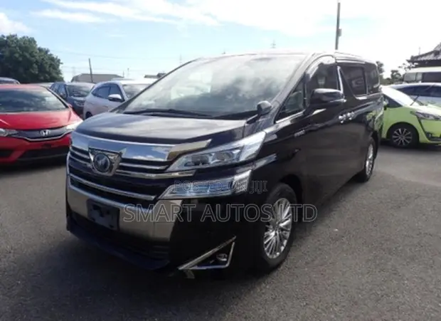 Toyota Vellfire Hybrid Executive Lounge E-Four 2019 Nyeusi - 1