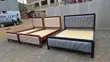 5x6 Sunburst & Grey Mocket Bed Frame - Brand New - 1