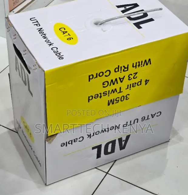 CAT6 Network Cable 305M UTP LAN Cable for CCTV & Networking - 1