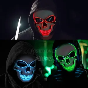 Halloween LED Light Up Scary Mask