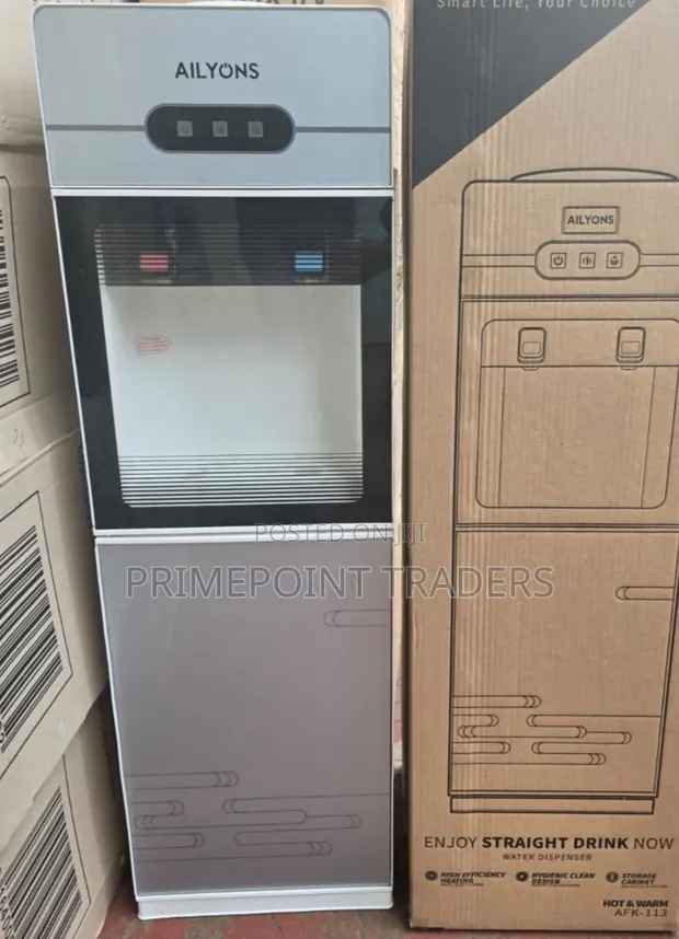 Ailyons Hot & Cold 2-Tap Water Dispenser - Brand New - 1