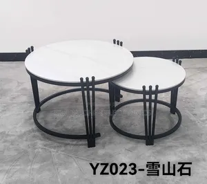 2-in-1 Executive Pure Marble Table