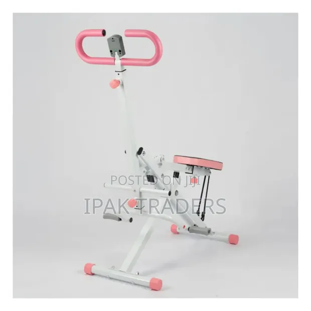 Adjustable Assisted Squat Machine with Resistance Bands - 1