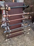 Durable 3-Inch Wide Curtain Rods (20ft) - Various Colours - 2