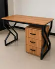 Executive Office Desk with 3-Drawer Pedestal - 1