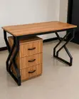 Executive Office Desk with 3-Drawer Pedestal - 4