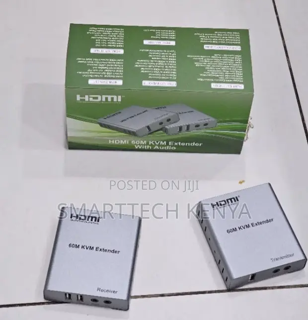 1080p 60m HDMI KVM Extender Over Cat 6 (USB+HDMI) - 1