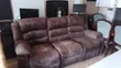 Ex-UK Recliner Sofa - 3 Seater Fabric - 2