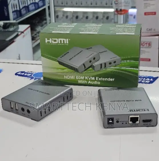 New 60m HDMI KVM Extender Over Cat5e/Cat6 (1080p) - 1