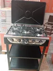 Eurochef 5 Burner Gas Cooker with Storage Shelves - 2