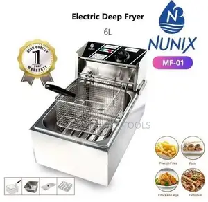 Nunix Electric Single Deep Fryer - 6 Litres