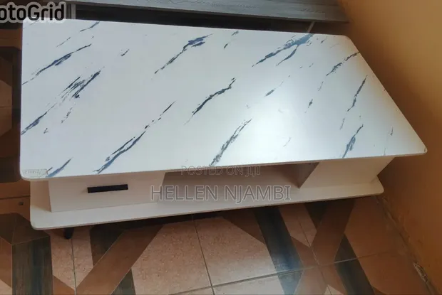 Modern Imported Executive Coffee Table with Drawers - 1
