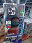 Kifaa cha Luxo MagSafe cha Carbon Fiber chenye Muundo wa Kiafrika kwa iPhone 13 Pro Max - 1