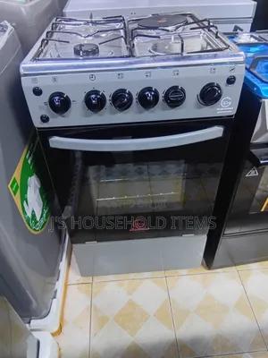 Jiko la Eurochef 50x55 Gesi 3 + Hotplate 1 ya Umeme na Oven ya Umeme