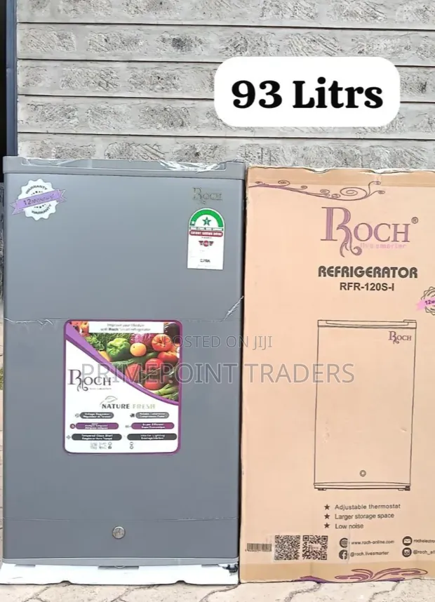 ROCH RFR-120-S-I Fridge Mlango Mmoja 95L - 1