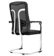 Black Orthopedic Mesh Guest Chair - 1